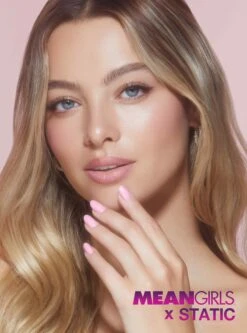 MEAN GIRLS X STATIC NAILS ON WEDNESDAYS WE WEAR PINK -Cheap Nails Store MgOnWednesday 3